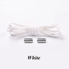 Load image into Gallery viewer, 1Pair No tie Shoelaces Round Elastic Shoe Laces For Kids and Adult Sneakers Shoelace Quick Lazy Laces 19 Color Shoestrings