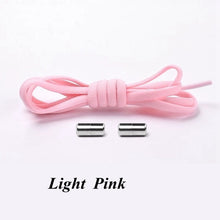 Load image into Gallery viewer, 1Pair No tie Shoelaces Round Elastic Shoe Laces For Kids and Adult Sneakers Shoelace Quick Lazy Laces 19 Color Shoestrings