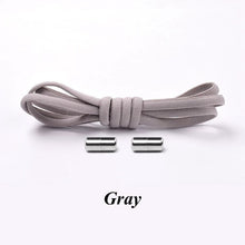 Load image into Gallery viewer, 1Pair No tie Shoelaces Round Elastic Shoe Laces For Kids and Adult Sneakers Shoelace Quick Lazy Laces 19 Color Shoestrings