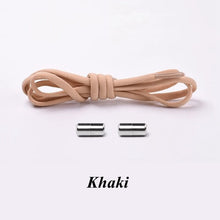 Load image into Gallery viewer, 1Pair No tie Shoelaces Round Elastic Shoe Laces For Kids and Adult Sneakers Shoelace Quick Lazy Laces 19 Color Shoestrings