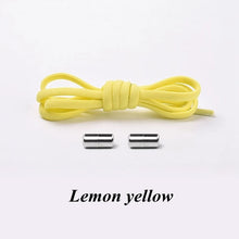 Load image into Gallery viewer, 1Pair No tie Shoelaces Round Elastic Shoe Laces For Kids and Adult Sneakers Shoelace Quick Lazy Laces 19 Color Shoestrings