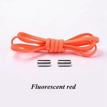 Load image into Gallery viewer, 1Pair No tie Shoelaces Round Elastic Shoe Laces For Kids and Adult Sneakers Shoelace Quick Lazy Laces 19 Color Shoestrings