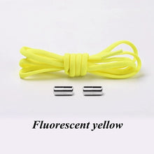 Load image into Gallery viewer, 1Pair No tie Shoelaces Round Elastic Shoe Laces For Kids and Adult Sneakers Shoelace Quick Lazy Laces 19 Color Shoestrings