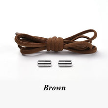 Load image into Gallery viewer, 1Pair No tie Shoelaces Round Elastic Shoe Laces For Kids and Adult Sneakers Shoelace Quick Lazy Laces 19 Color Shoestrings