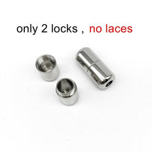 Load image into Gallery viewer, Elastic No Tie Shoelaces Semicircle Shoe Laces For Kids and Adult Sneakers Shoelace Quick Lazy Metal Lock Laces Shoe Strings